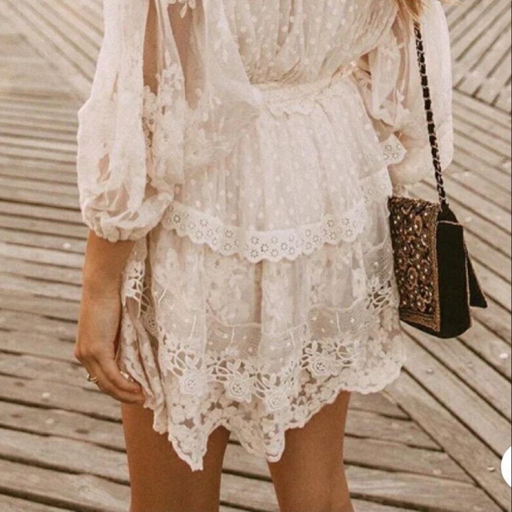 NWT Spell Dawn Lace Blouse - Picture 6 of 9